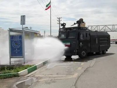 اعلام مسیر ضدعفونی کردن معابر و خیابان‌ها توسط یگان‌های ویژه ناجا