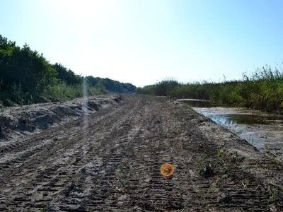 بخشی از نیمه شرقی پارک ملی بوجاق آستانه اشرفیه تخریب شد