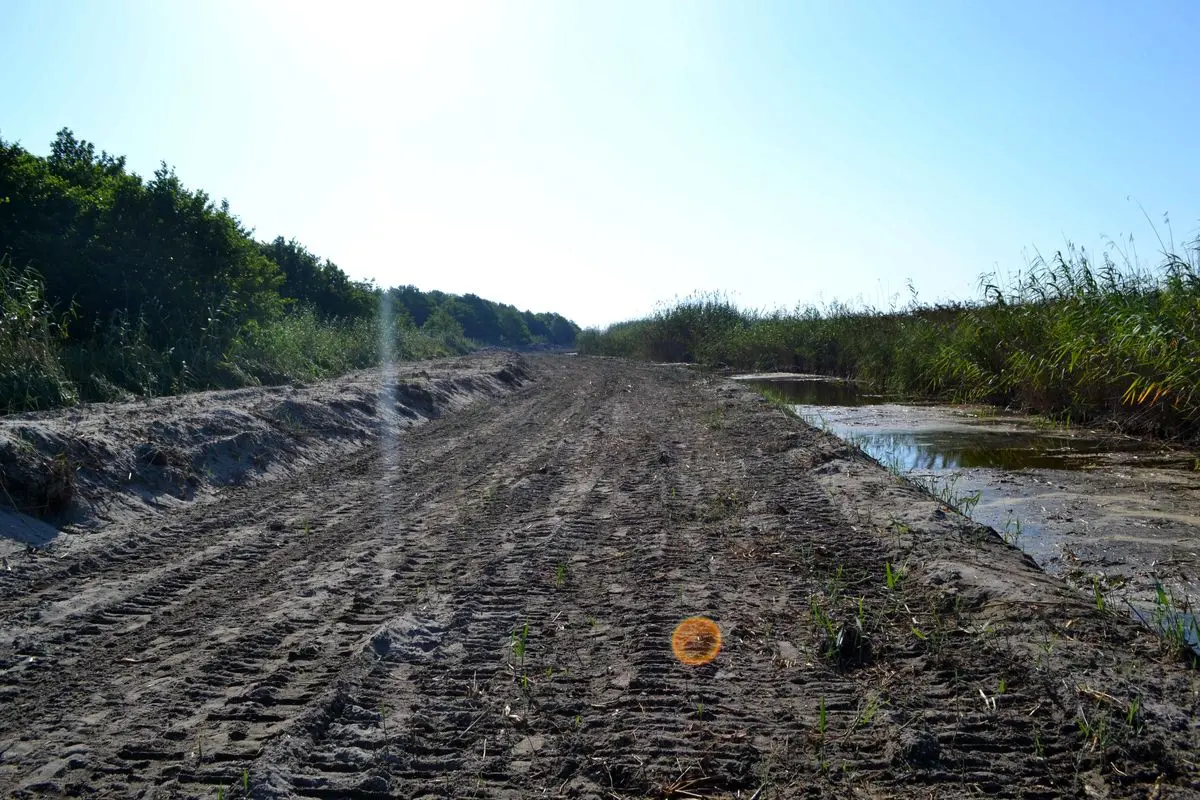 بخشی از نیمه شرقی پارک ملی بوجاق آستانه اشرفیه تخریب شد