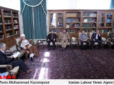 دیدار کارآفرینان با آیت الله هاشمی رفسنجانی