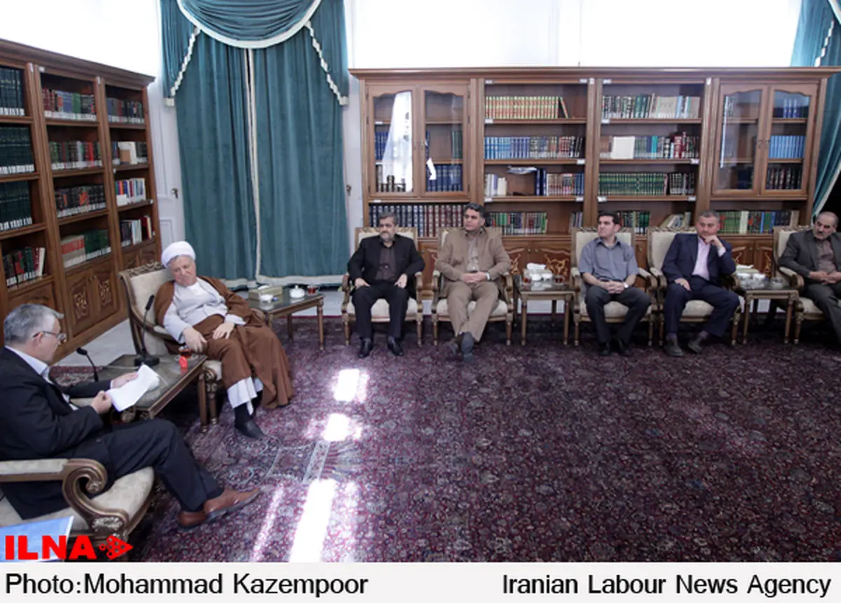 دیدار کارآفرینان با آیت الله هاشمی رفسنجانی