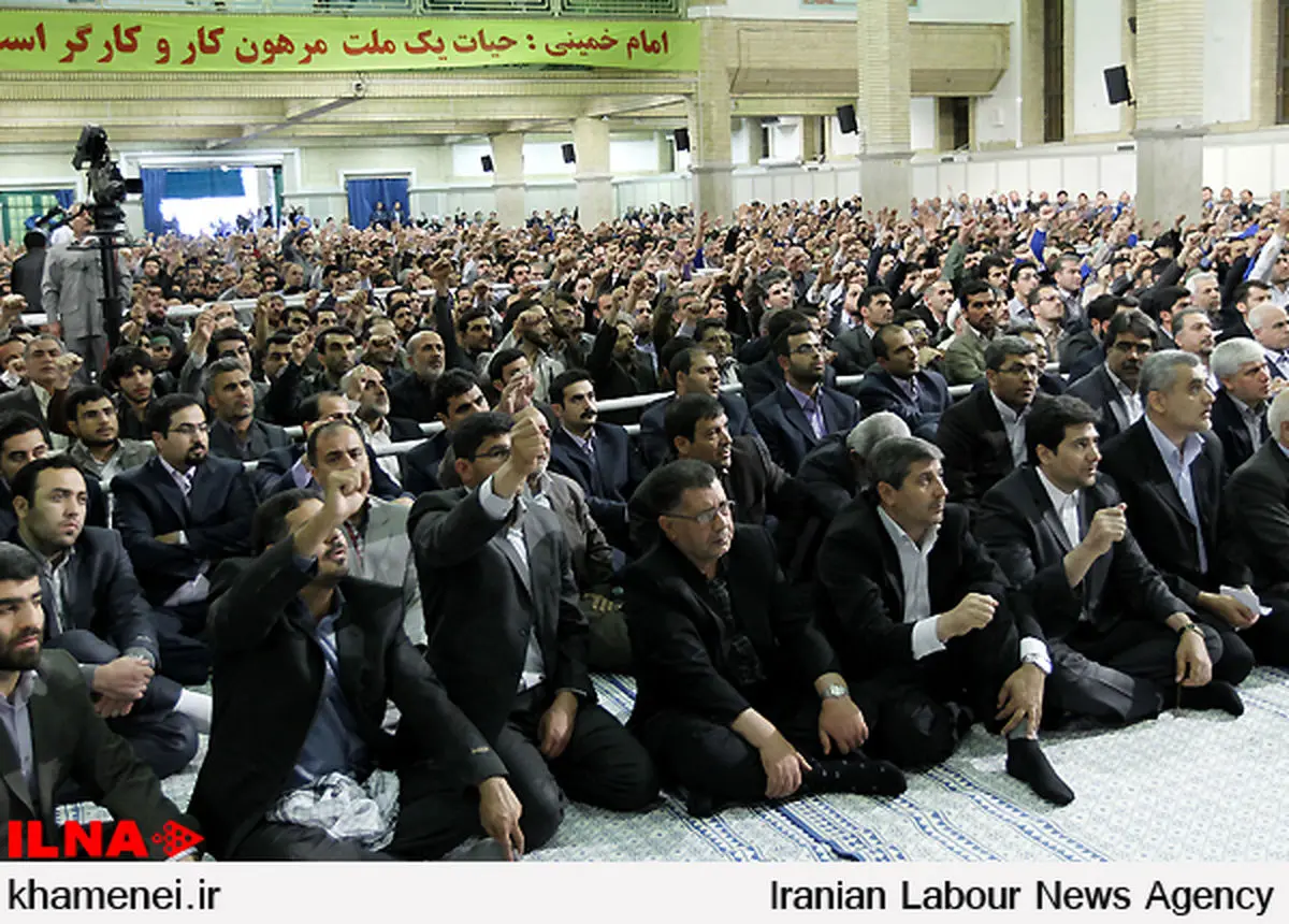 دیدار جمعی از کارگران کشور با مقام معظم رهبری