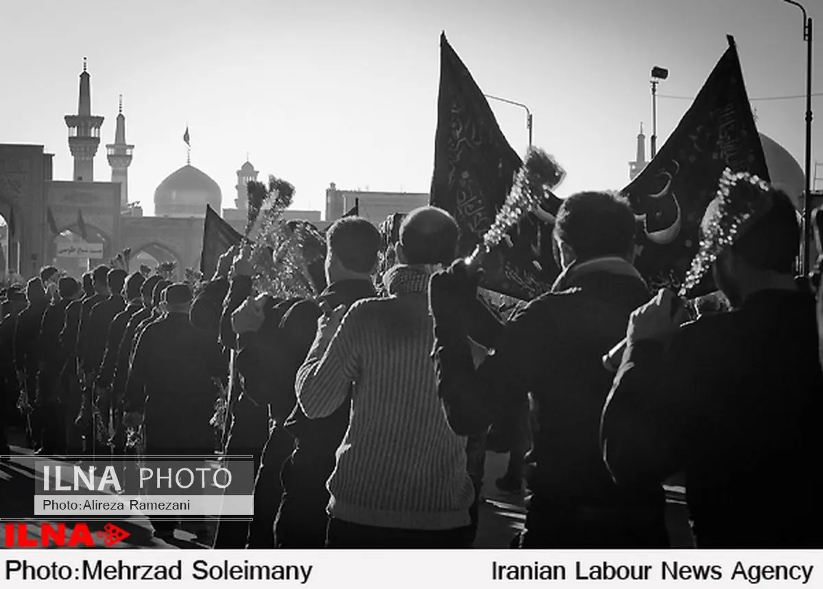 اماکن متبرکه رضوی در سالروز شهادت امام رضا(ع) یکپارچه سیاهپوش می شود