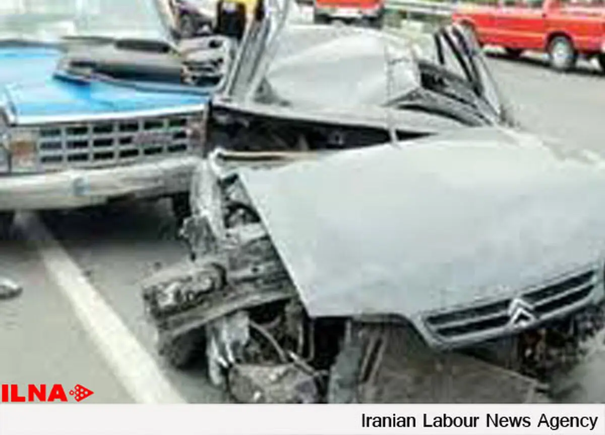 تلفات حوادث رانندگی قزوین 1.2 درصد افزایش یافته است