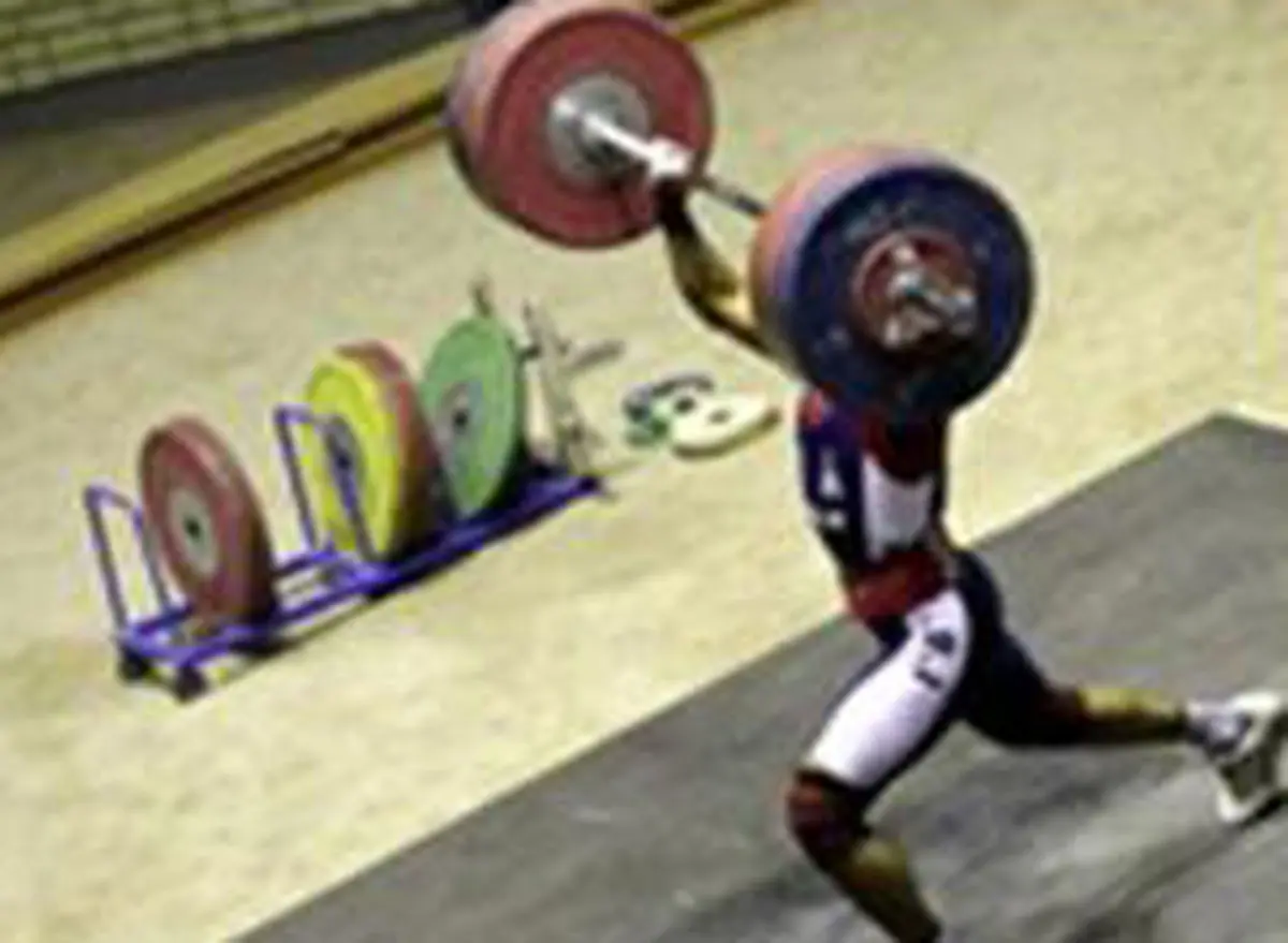 تیم ملی وزنه‌برداری بزرگسالان کشور در ارس