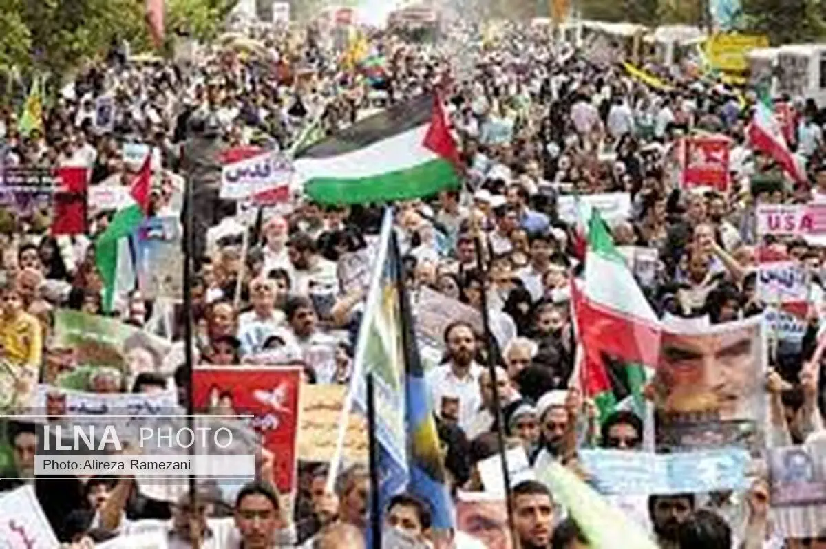 گزارشگران رادیو پابه‎پای ملّت در روز قدس
