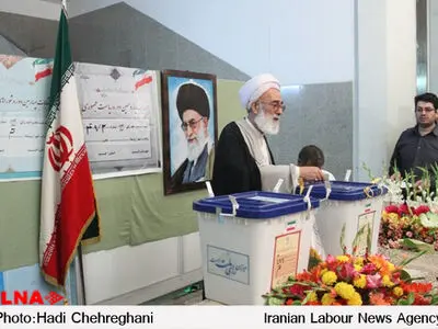حضور مراجع در یازدهمین دوره انتخابات ریاست جمهوری قم