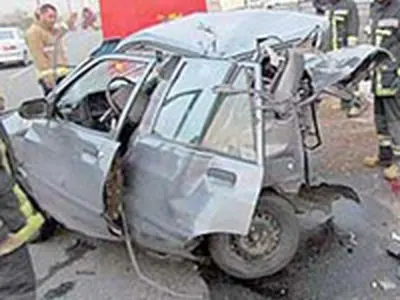 تصادف تیبا و پراید در مسیر ایذه به پیان ۶ مصدوم برجا گذاشت