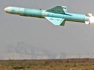 انهدام یک موشک کروز در کوهین قزوین