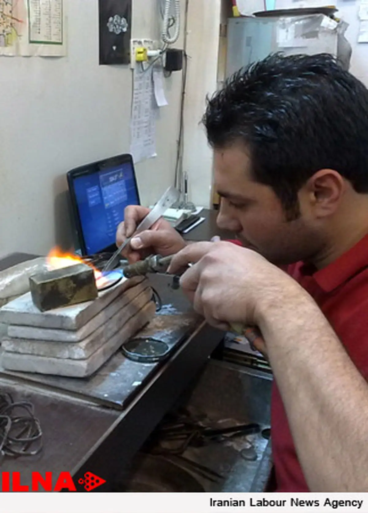 کارگران طلا سازی كم شدند