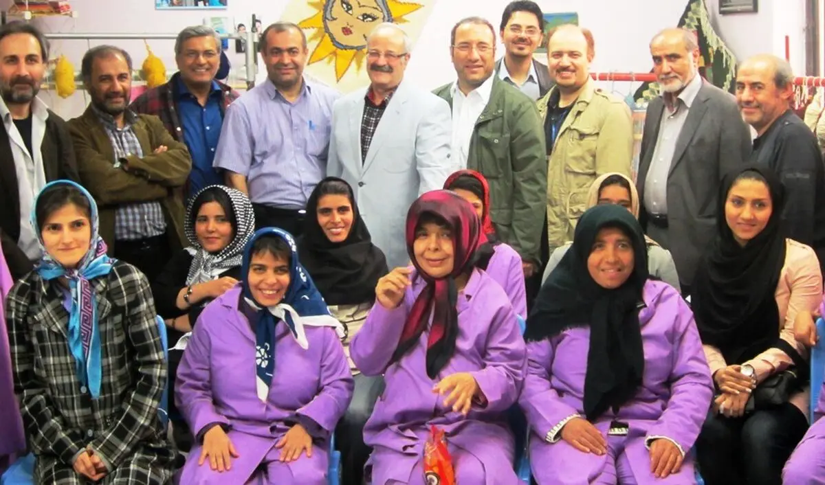 جمعی از سینماگران از مرکز توانبخشی فتح المبین بازدید کردند