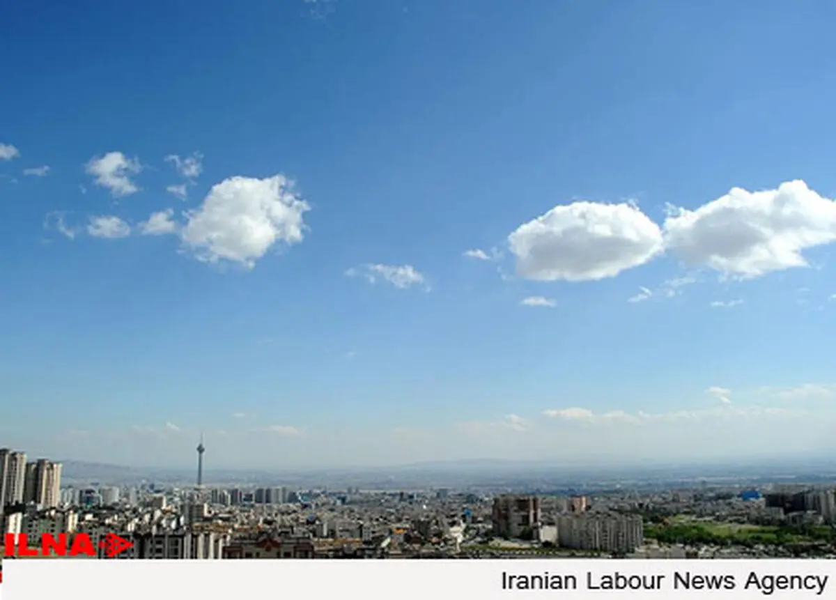 کیفیت هوای تهران در شرایط «قابل قبول»