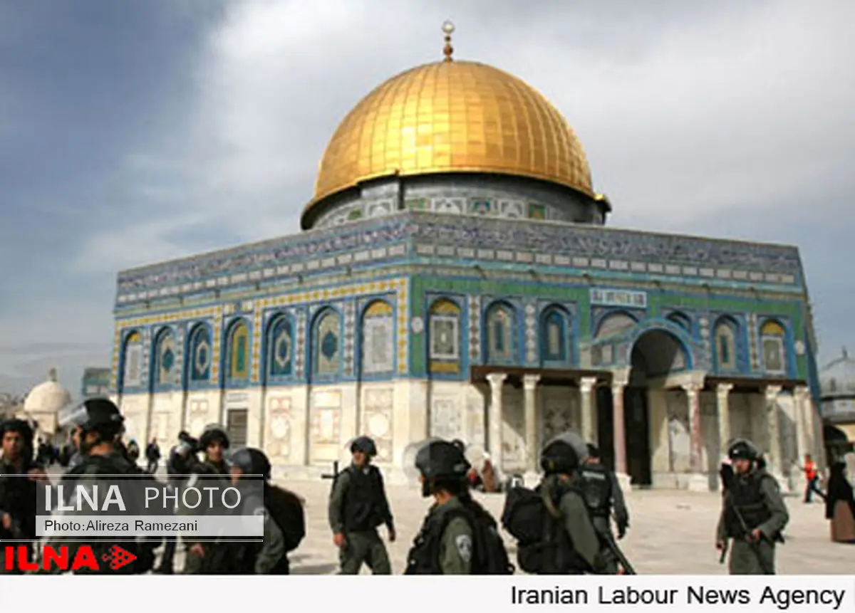 تعرض شهرکنشینان صهیونیست به مسجدالاقصی