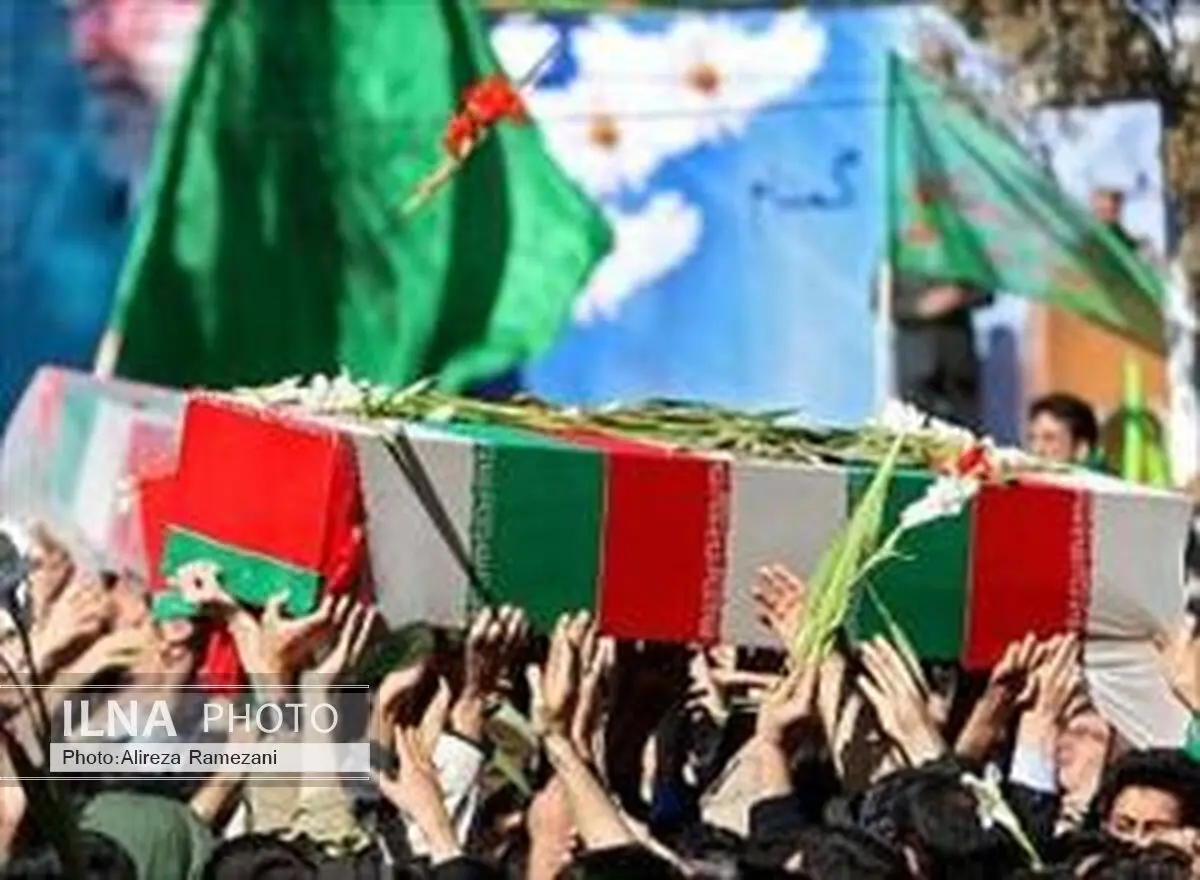 مراسم تشییع پیکر 4 شهید گمنام در استان خراسان شمالی 