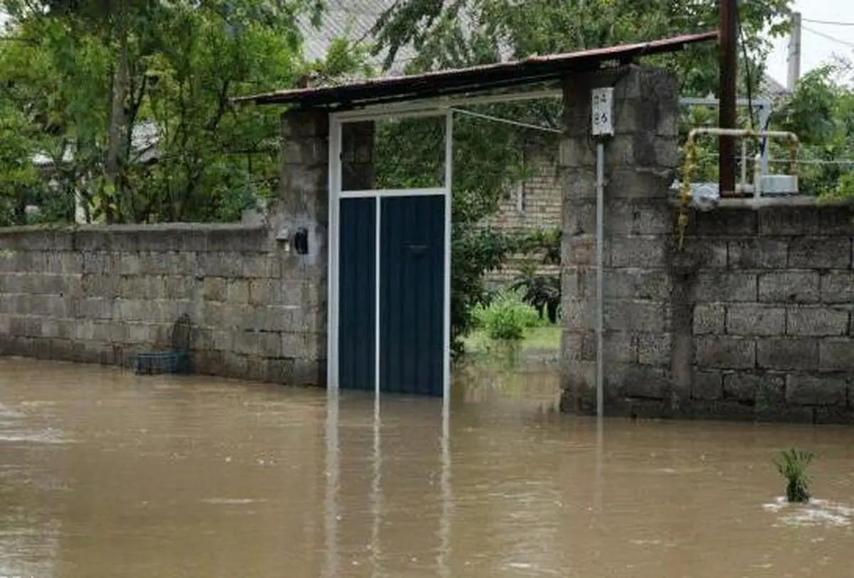 باران در عرض سه ساعت ۱۱۰ میلی متر بارید