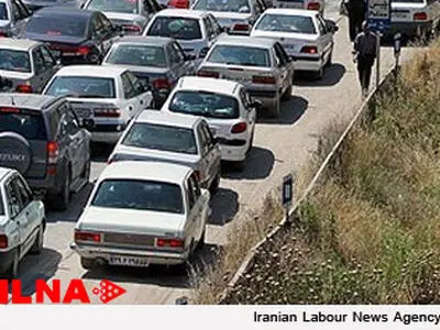 ترافیک نیمه‌سنگین در آزادراه کرج - قزوین