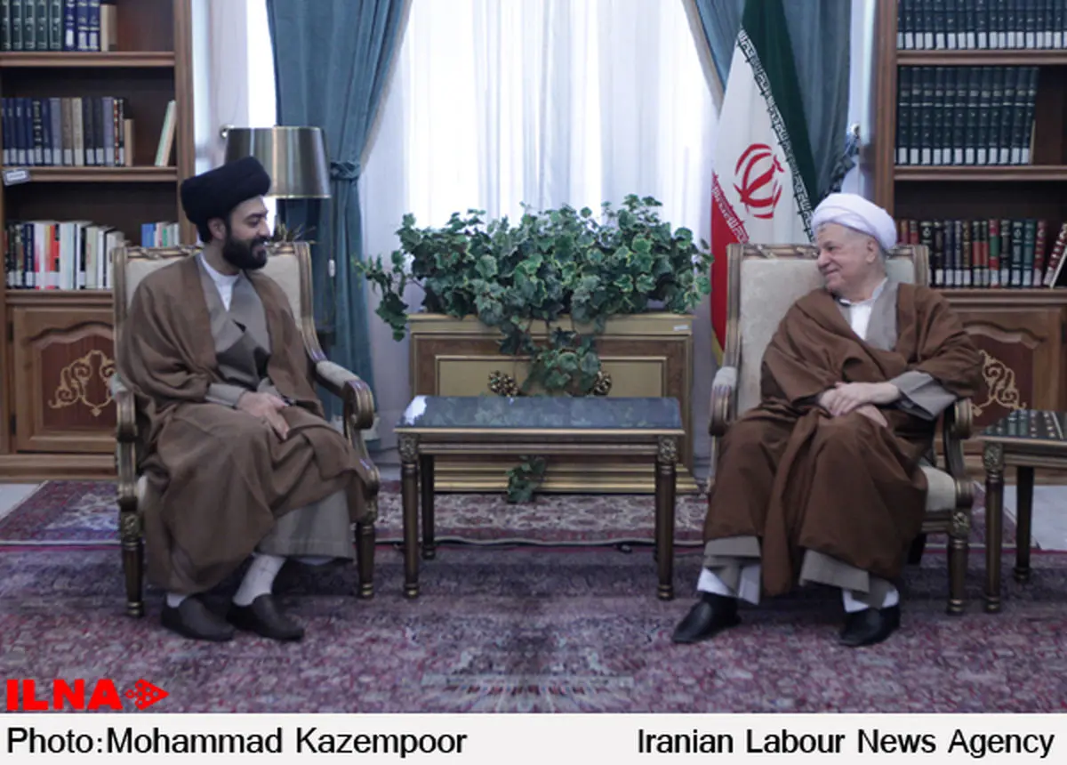 دیدار حجت‌الاسلام والمسلمین یثربی با آیت االله هاشمی