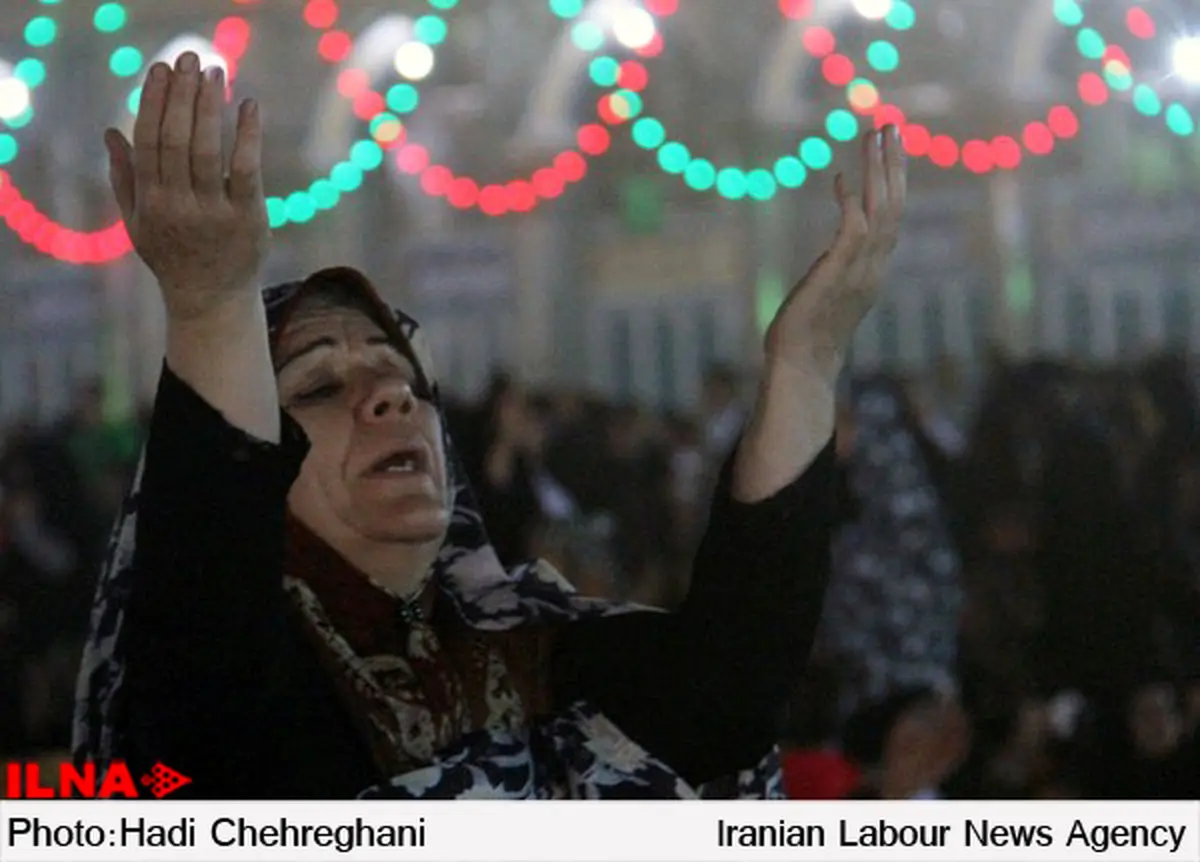 مراسم جشن نیمه شعبان در مسجد مقدس جمکران