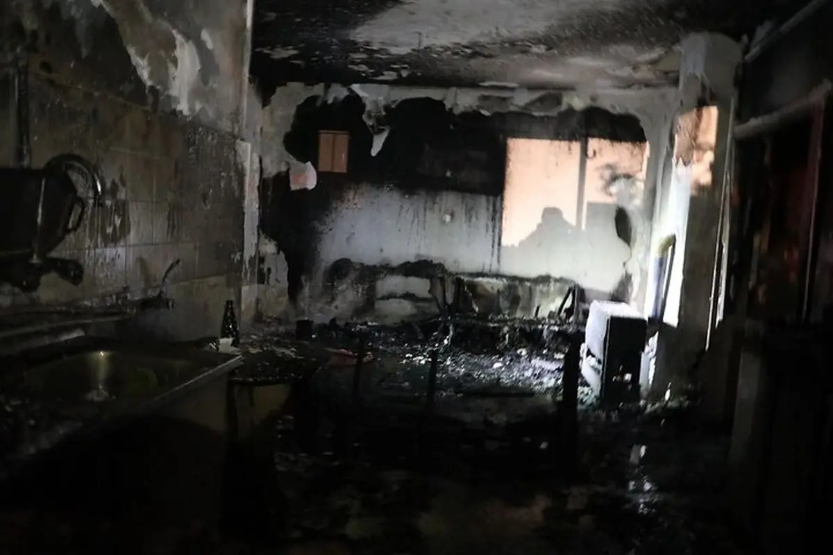 آتش سوزی عمدی یک رستوران در رضوانشهر
