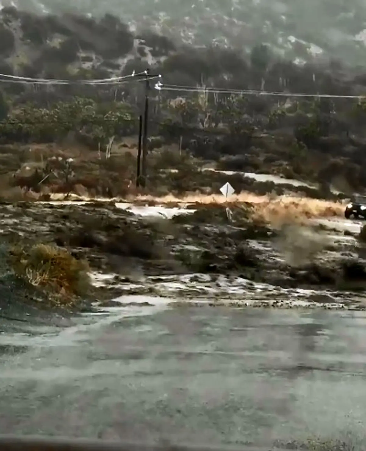 سیلاب در کالیفرنیا در پی بارش بی سابقه در ۵۰ سال گذشته + فیلم