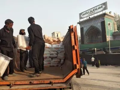 گزارش تصویری کاروان خادمین شرکت ملی مس در کربلا 