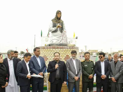 نماد خامه‌دوزی در شهر ادیمی سیستان و بلوچستان رونمایی شد