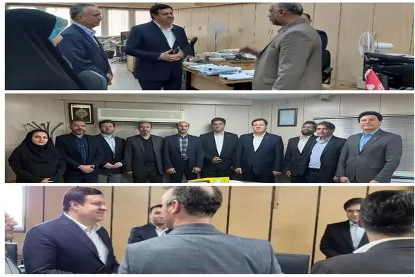 بازدید مدیرعامل بانک ملت از چند شعبه و واحد ستادی در تهران