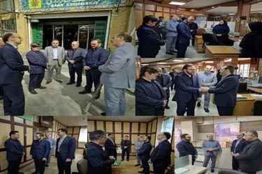 بازدید مدیرعامل بانک کشاورزی از شعب استان همدان در تعطیلات نوروز/ متقی نیا: بانک ها خط مقدم جبهه اقتصادی کشور هستند