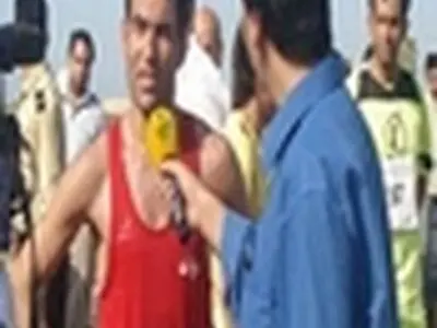 حسین شیرقوی دونده تبریزی نقره گرفت