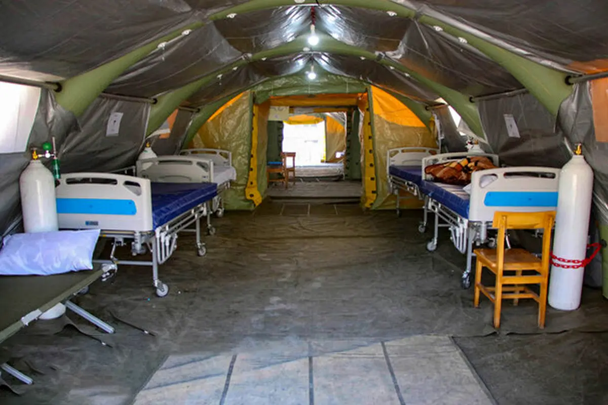 ۱۰۰ تخت بیمارستانی در شرایط بحرانی در قزوین آماده شد