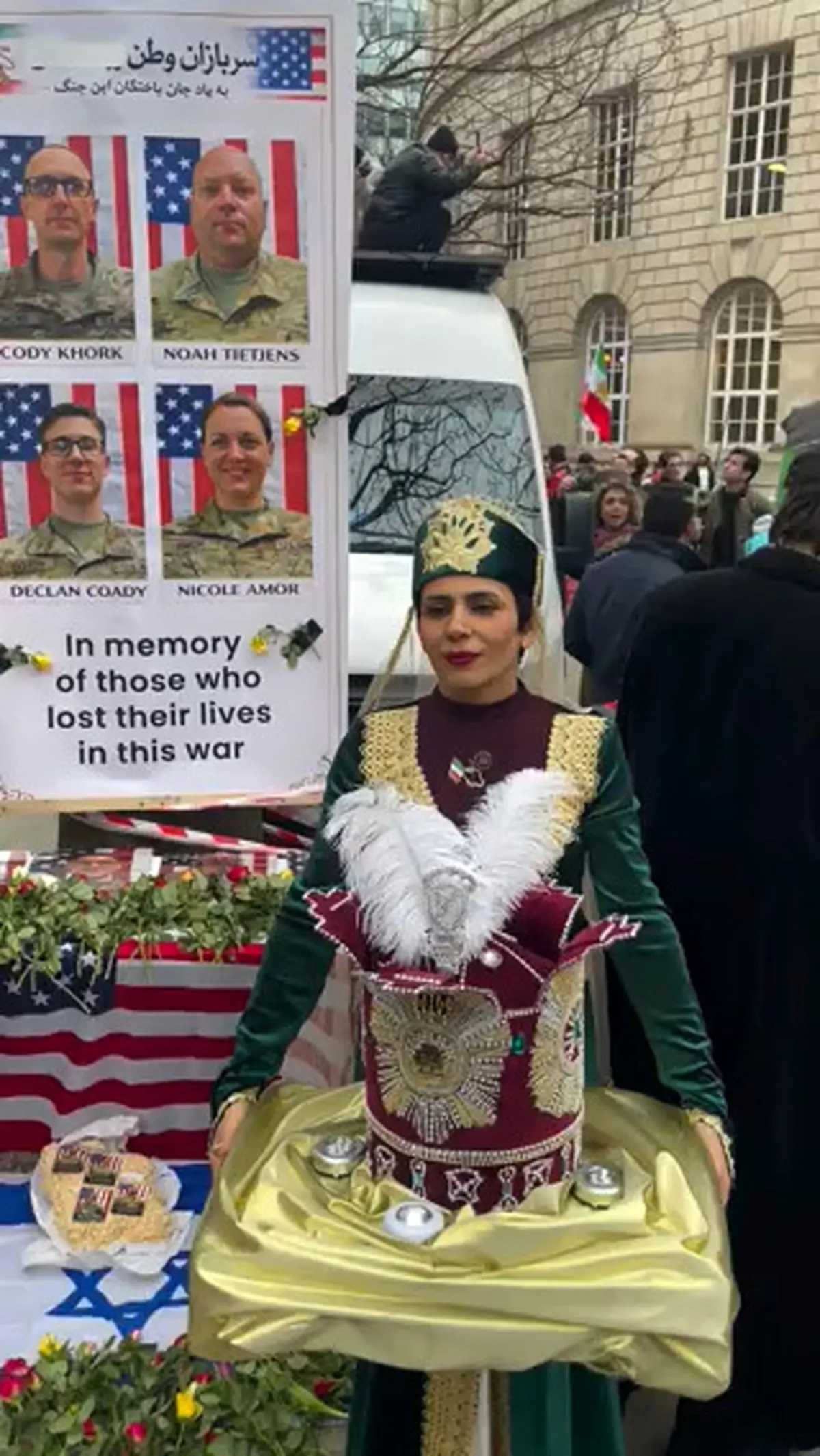 طرفداران ربع پهلوی آمریکایی‌ها را «سربازان وطن» خواندند! + فیلم