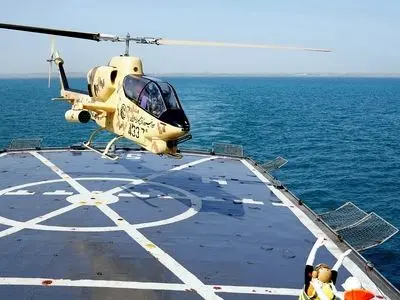 عملیات ترکیبی بالگردهای نیروهای زمینی و دریایی روی عرشه شناورها