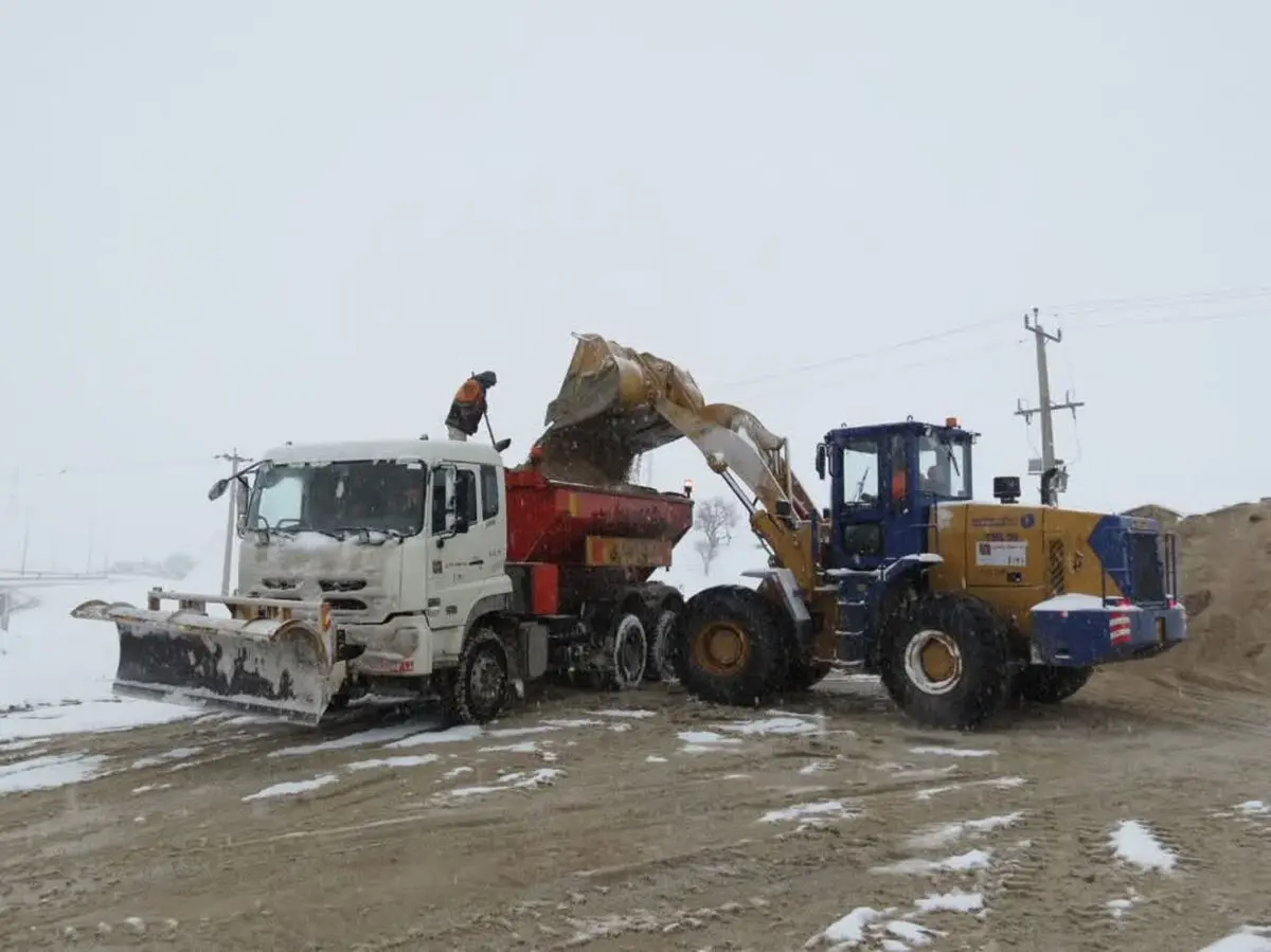 آمادگی ۵۴۱ راهدار و ۳۷۲ دستگاه ماشین‌آلات برای اجرای طرح راهداری زمستانی 