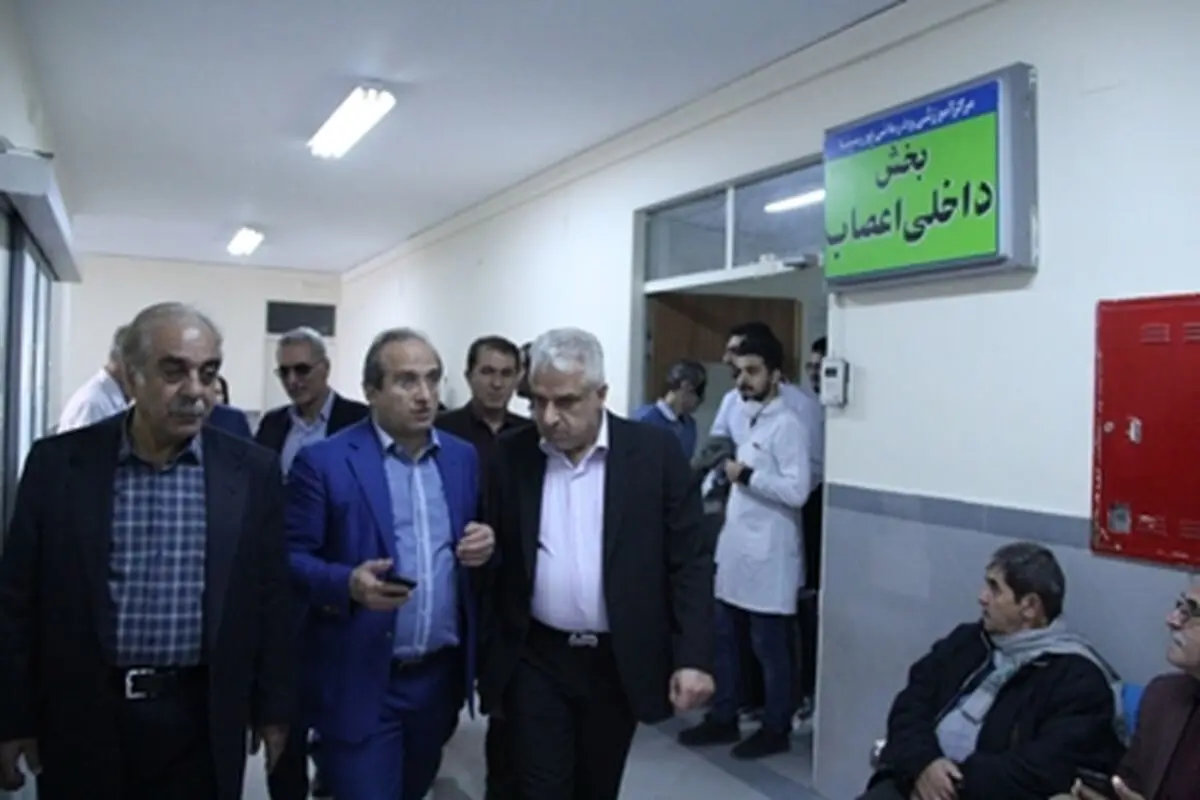 رئیس دانشگاه علوم پزشکی گیلان از بیمارستان پورسینا بازدید کرد