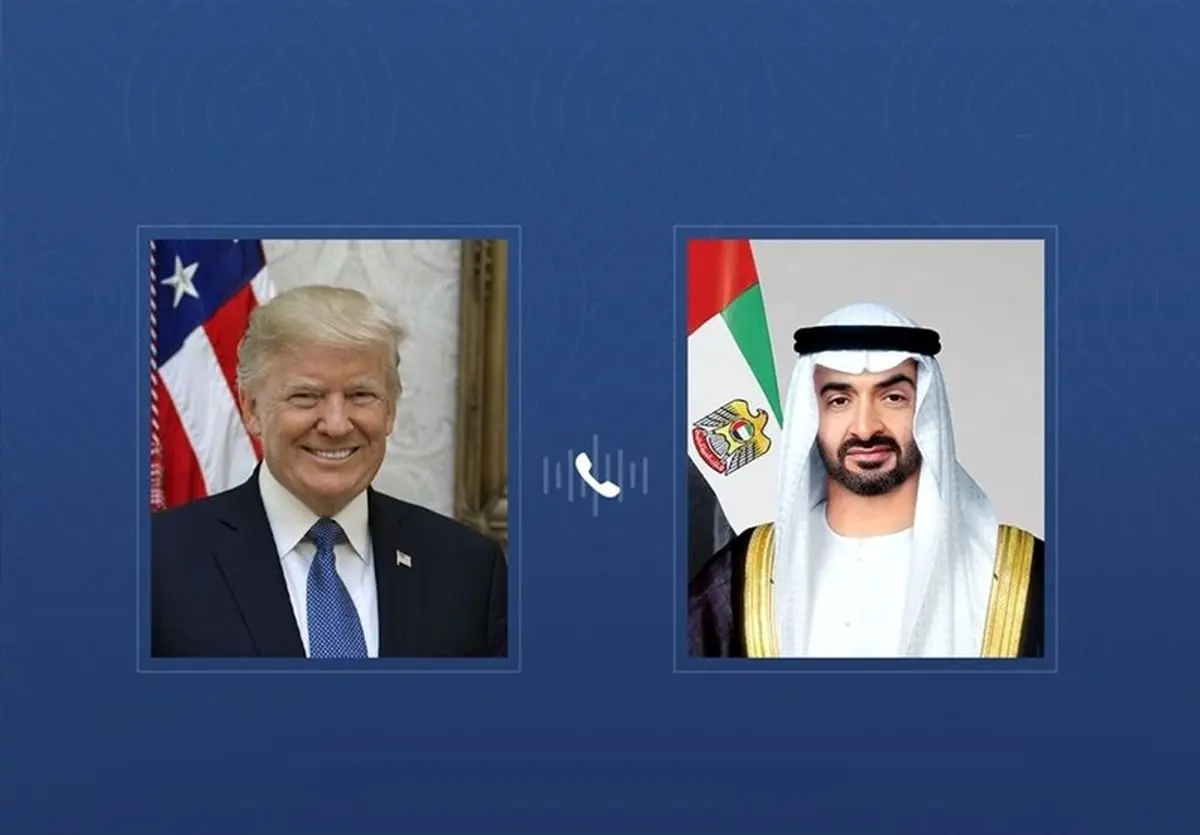 گفت‌وگوی بن زاید و ترامپ درباره تحولات منطقه