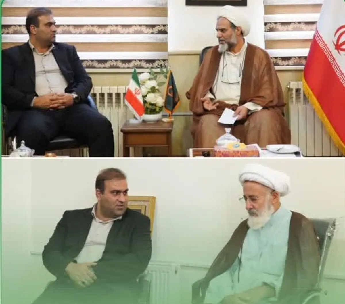 دیدار مدیرعامل سازمان منطقه آزاد ارس با ائمه جمعه جلفا و هادیشهر