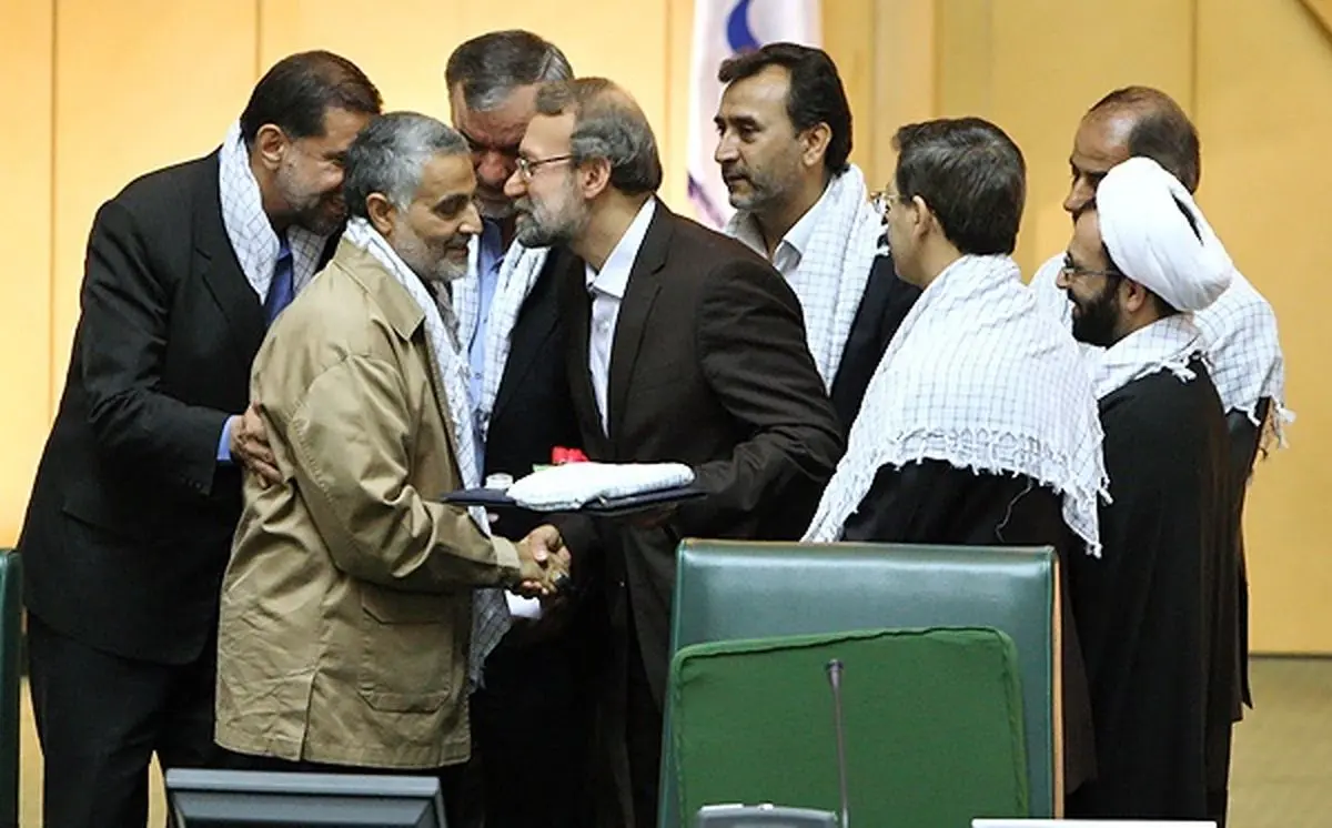 حضور قاسم سلیمانی در نشست امروز اصولگرایان رهروان ولایت