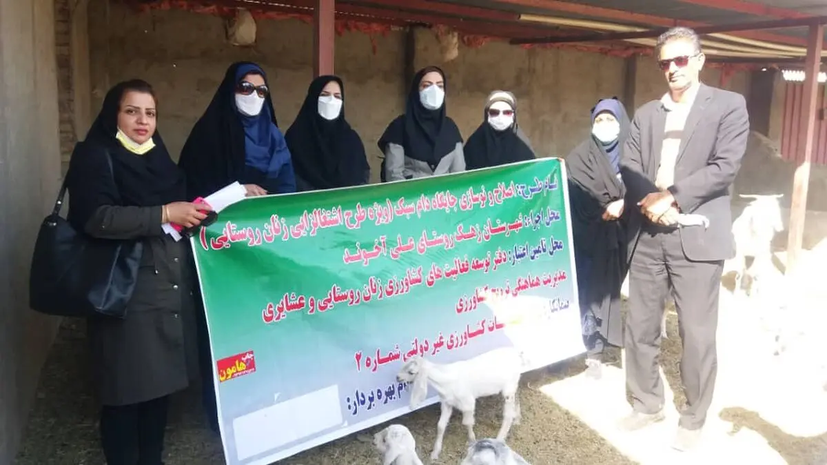 پرداخت ٢ میلیارد و ۵٠٠ میلیون ریال تسهیلات برای اجرای طرح ترویجی پرورش دام سبک به زنان روستایی