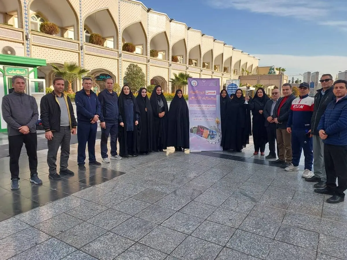 مشعل هشتمین المپیاد ورزشی بانوان کارگر در راه قم 