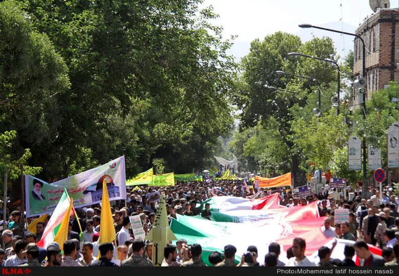 راهپیمایی روز قدس در سنندج