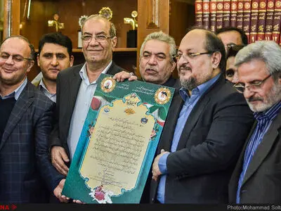 دیدار نمایندگان تشکلات کارگری استان مازندران بامحمد شریعتمداری- وزیر تعاون،کار و رفاه اجتماعی