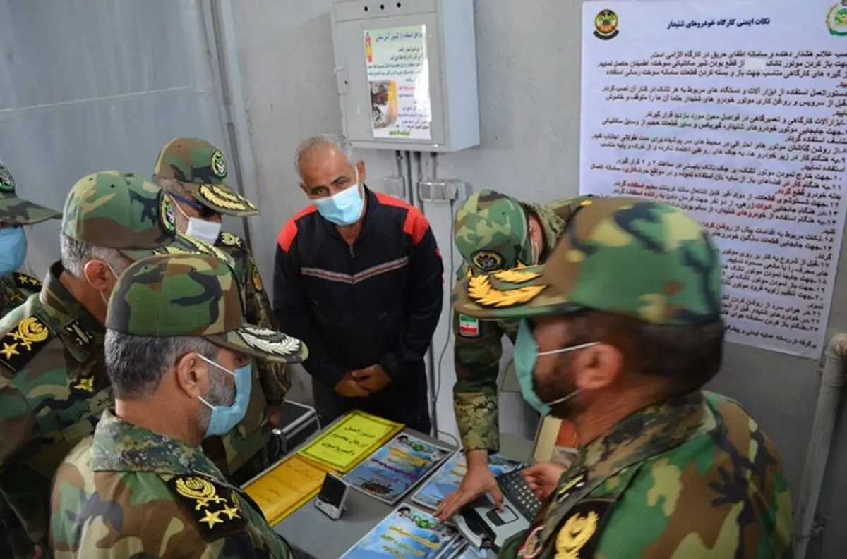 فرمانده ارتش از لشکر ۱۶ زرهی، تیپ و بیمارستان ارتش  قزوین بازدید کرد