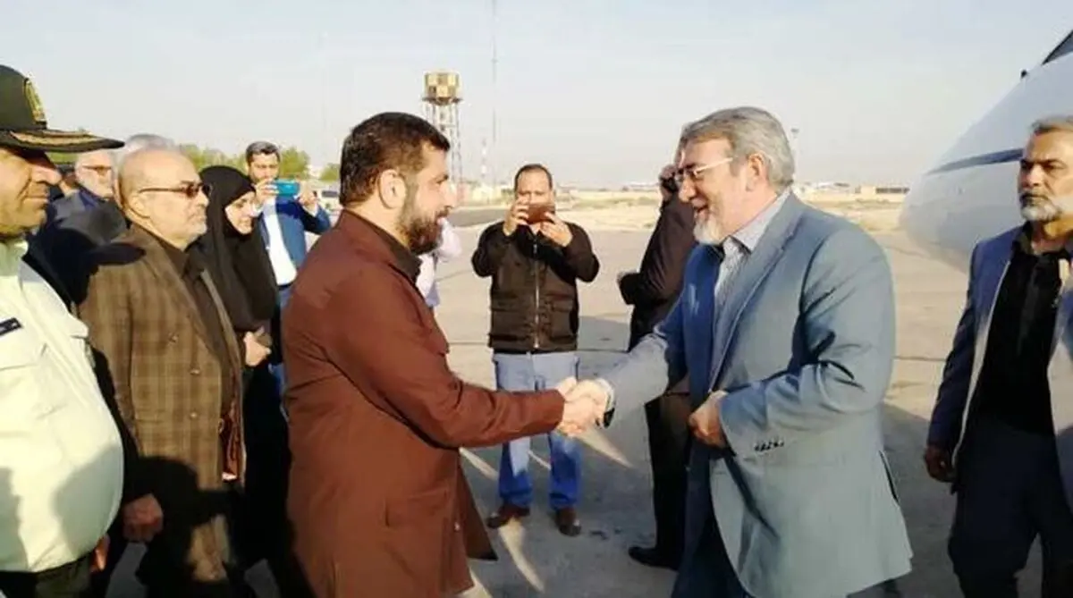 وزیر کشور و وزیر راه وارد آبادان شدند