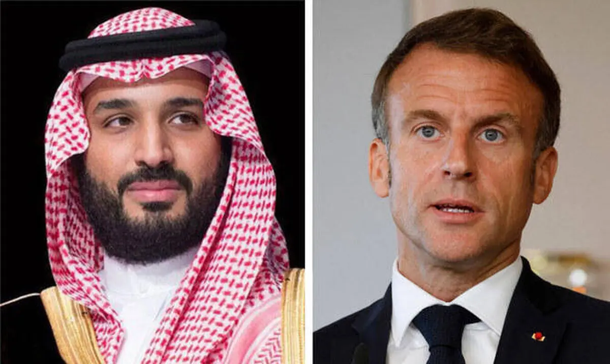 ماکرون و بن سلمان گفت‌وگو کردند