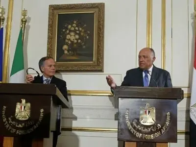 ورود وزیر امور خارجه ایتالیا به مصر