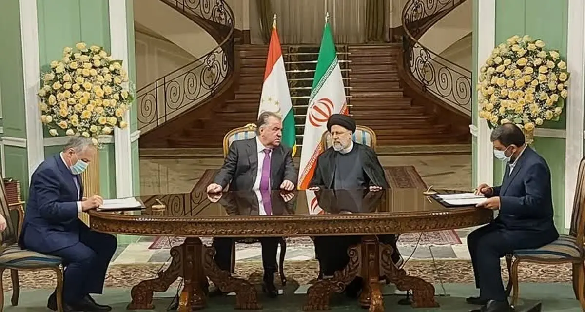 امضای ۱۷ سند همکاری در حوزه‌های مختلف بین ایران و تاجیکستان 