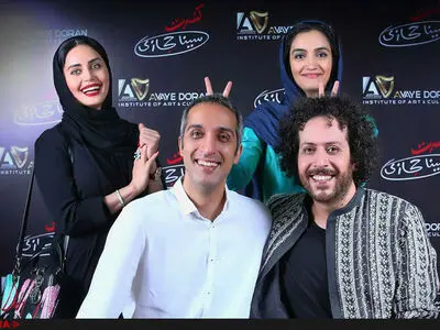 الناز شاکردوست در پشت صحنه کنسرت سینا حجازی+عکس 
