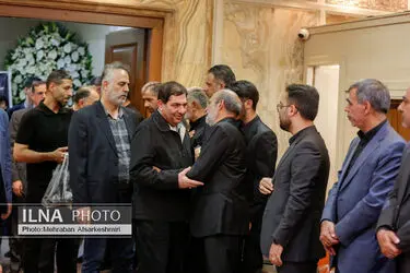 مراسم ترحیم فرزند لطف ا... فروزنده