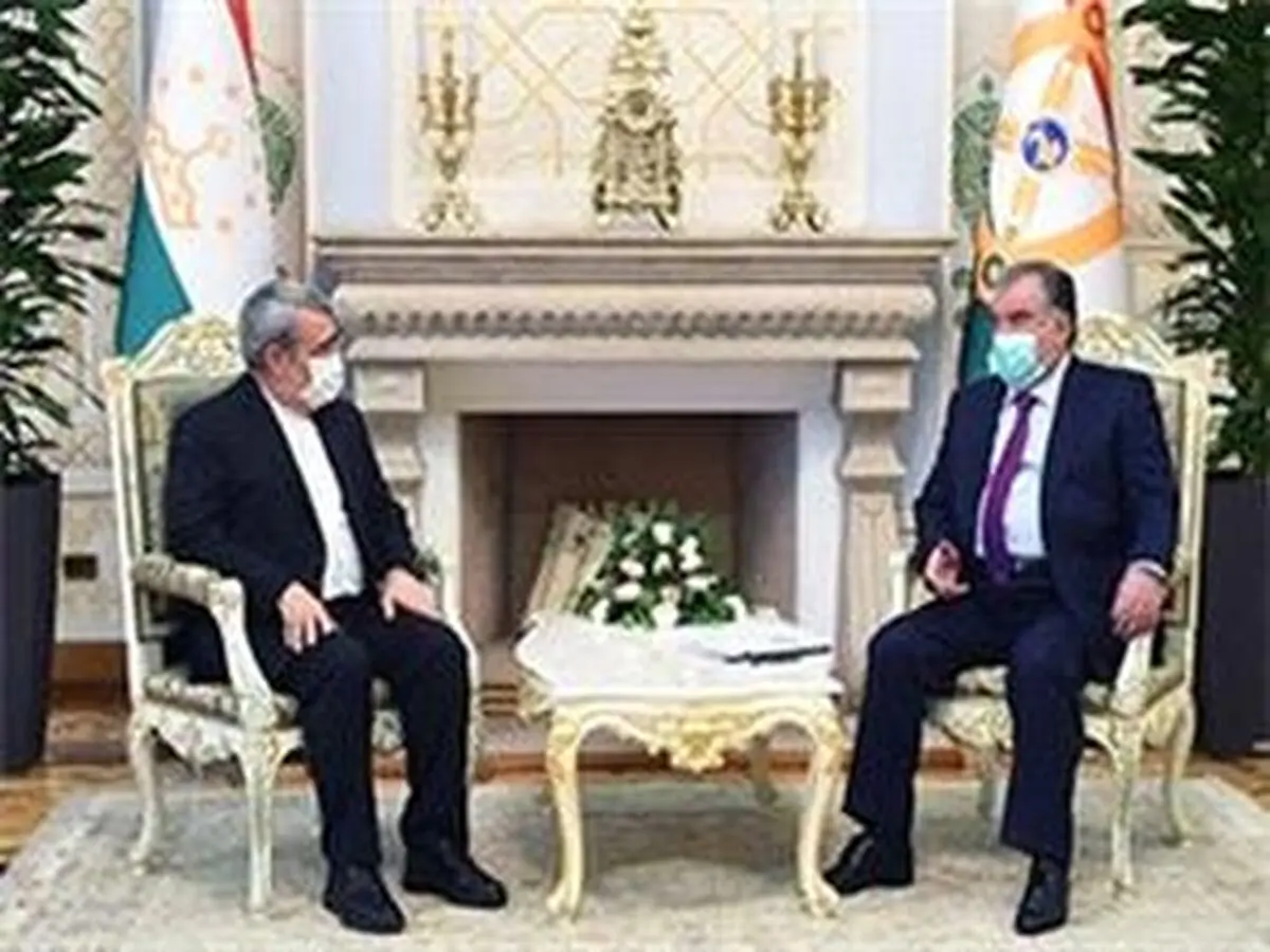 دیدار وزیر کشور با رئیس‌جمهور تاجیکستان / ضرورت توسعه همه‌جانبه روابط دو کشور محور گفت‌و گوی‌های رحمان و رحمانی‌فضلی