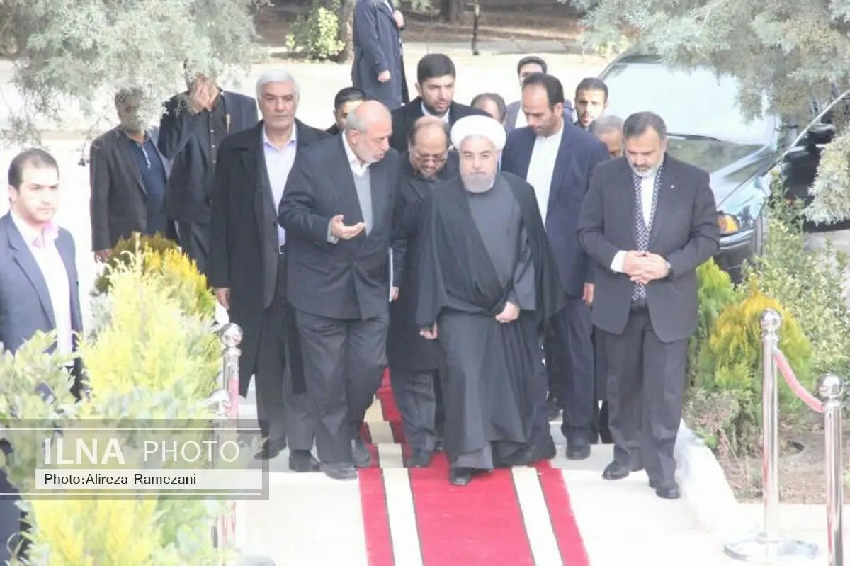 طرح آبرسانی به مشهد از سد ارداک توسط روحانی به بهره‌برداری رسید